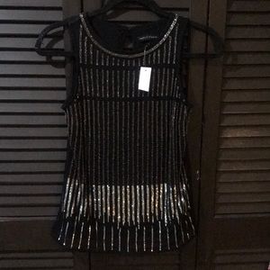 Black Embroidered Blouse